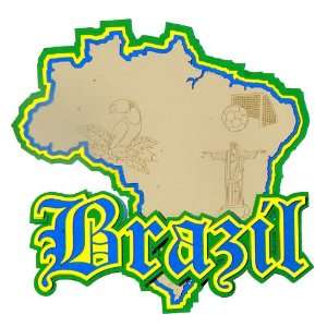   Maps Collection   Die Cuts   Map of Brazil Arts, Crafts & Sewing