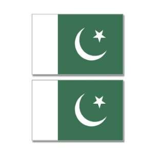 Pakistan Country Flag   Sheet of 2   Window Bumper 