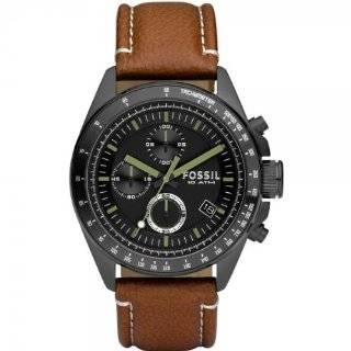  Fossil Flight Leather Watch Brown Fossil Watches