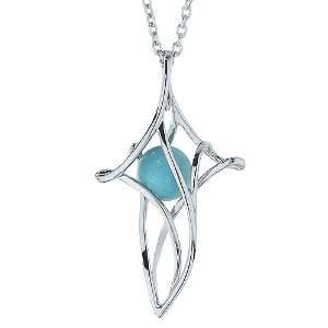    Ze Sterling Silver Caged Turquoise Bead Cross Pendant. 30 Jewelry