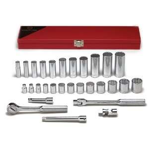  Wright Tool 224 23 Piece 6 Point Standard and Deep Metric 