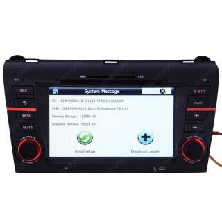 2003 2009 Mazda 3 Car GPS Navigation Radio TV Bluetooth USB  IPOD 