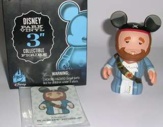   PIRATE of the Caribbean AUCTIONEER Disney Figure with Card  