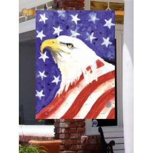  Patriotic Bald Eagle Stars & Stripes Large Flag Patio 