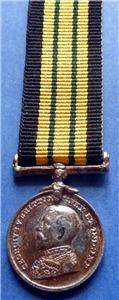 British Miniature Medal   Africa General Service. King George V Type 