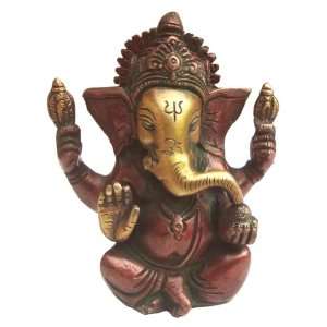 God Ganesh Ji Brass Statues Figurine Beautiful Antique Look Blessing 