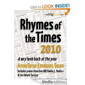Rhymes of the Times 2010 Anneliese Emmans Dean  Kindle 