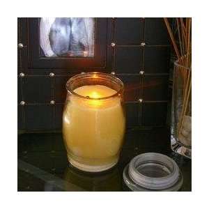  Medium Glass Jar Flameless LED Candle Vanilla Scented with 