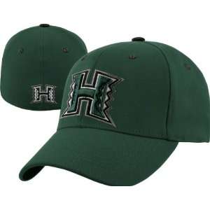 Hawaii Warriors Team Color Top of the World Flex Fit Hat  