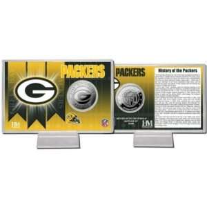  Green Bay Packers Team History Coin Card 
