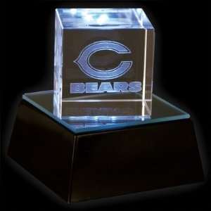 Team Sports Chicago Bears Helmet Cube With Base  Sports 