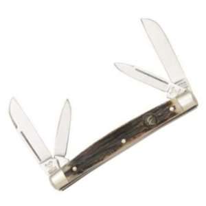   Knives 114DS Small Congress Pocket Knife with Genuine Stag Handles