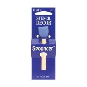  Plaid Spouncer Sponge Stencil Brush 3/4 Diameter 1533; 3 