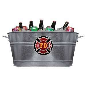 Firefighter Beverage Tub   Tailgater Toys & Games
