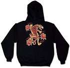   with Flowers  Old School Tattoo Flash Art Asian  Mens Hoodie Pullover