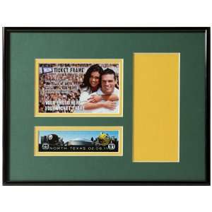   Super Bowl XLV Champions 4 x 6 Game Day Ticket Frame  Sports