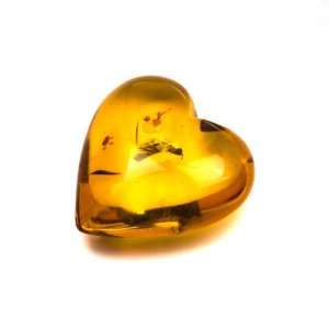 Baltic Light Honey Amber Lover Heart Valentines Day Collection Gift