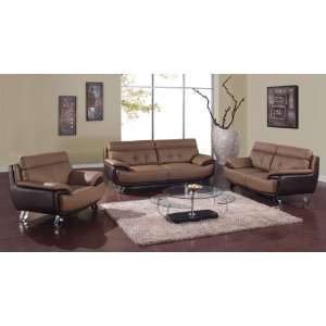  Global Furniture USA A159Set TanBr A159 Living Room Set 