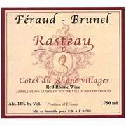 Feraud Brunel Cotes du Rhone Villages Rasteau 2007 