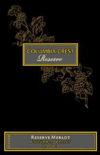 Columbia Crest Reserve Merlot 2003 