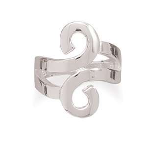  Double Swirl Design Ring Jewelry