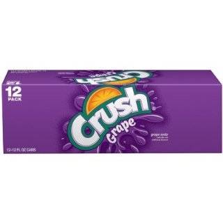 Crush Grape Soda, 12 oz Can (Pack of 24) Grocery & Gourmet Food