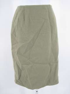 BILL BLASS Green Jacket Blazer Skirt Suit Sz 8  