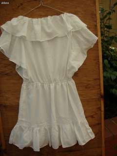 White feminine summer dress, BNWT fully lined, size 10  