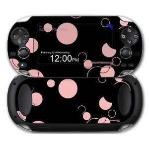  Sony PS Vita Skin Lots of Dots Pink on Black by 