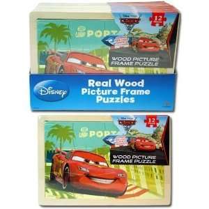    Cars 2 Inlay Wood Puzzles In Pdq Case Pack 12 Toys & Games
