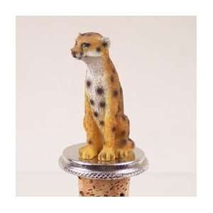  Cheetah Bottle Stopper