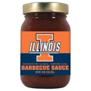 Illinois Fighting Illini Barbecue Sauce (16oz)  Kitchen 