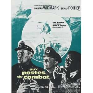   27x40 Richard Widmark Sidney Poitier James MacArthur