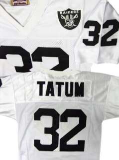 JACK TATUM Oakland Raiders #32 Throwback White Jersey  