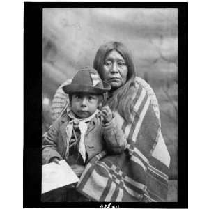    Eggelston squaw and papoose /Ute Indians  1902