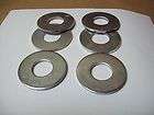 WASHER TOSS GAME REPLACEMENT WASHERS 2 1/2 OD. SET OF 6 PLATED FINISH 
