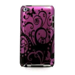  Premium Purple Designer Art Butterfly Swirls Hard Cover 