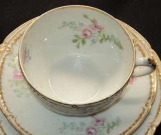 GDA LIMOGES HAVILAND ROSES simplytclub cup and saucer PLATE  