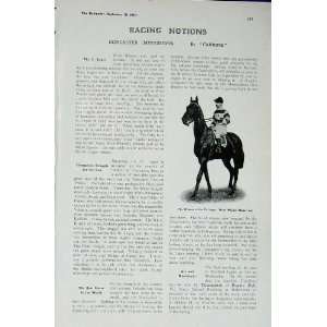   1907 Horse Sport St Leger Wool Winder Doncaster King