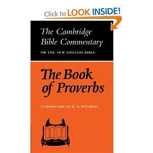  The Book of Proverbs (Cambridge Bible Commentaries on the Old 