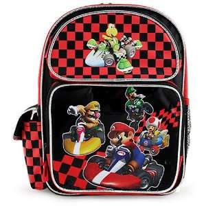  Mariokart Wii Full Size Backpack [Black] Toys & Games
