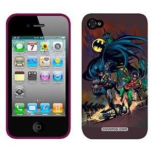  Batman & Robin Running on Verizon iPhone 4 Case by Coveroo 