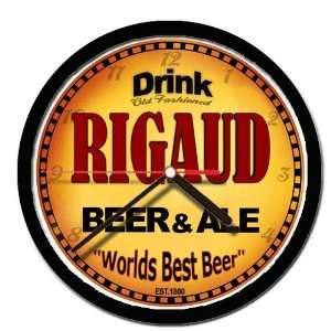  RIGAUD beer and ale cerveza wall clock 