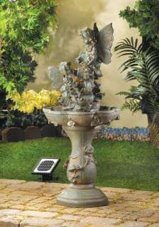 Fairy Solar Powered crystal waterfalls Water Fountain  