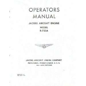  Jacobs R 755 A Aircraft Engine Operator Manual Jacobs R 
