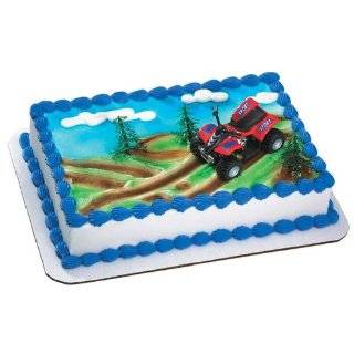 ATV 4 Wheeler Cake Topper  Toys & Games  