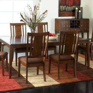   Furniture 10981 Cape Point Rectangle Dining Table in Dark Brown Cherry