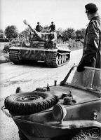 WW2 German Tiger Tank at Normandy WWII  