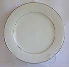 noritake china ranier white on white platinum trim fine china