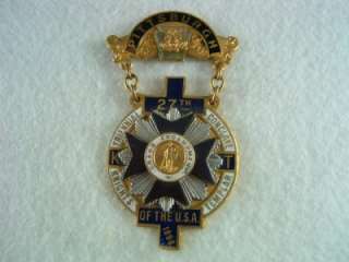 Freemason Medals 27th Grand Encampment Pittsburgh 1898  